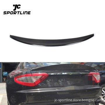 Carbon Fiber Rear Trunk Spoiler Lip for Maserati Granturismo